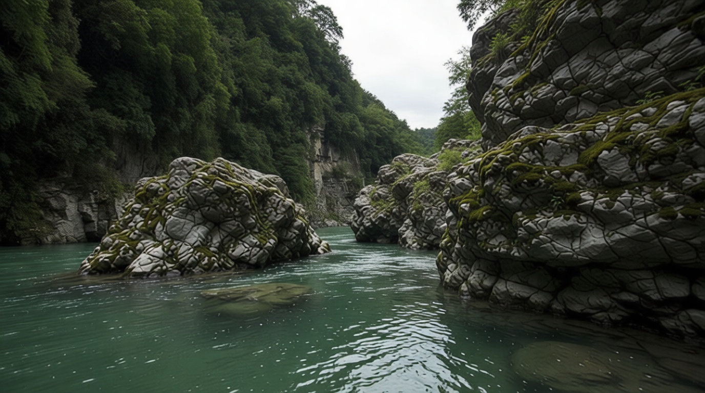 Les gorges d'Iwadatami et les aventures sur la rivière Arakawa